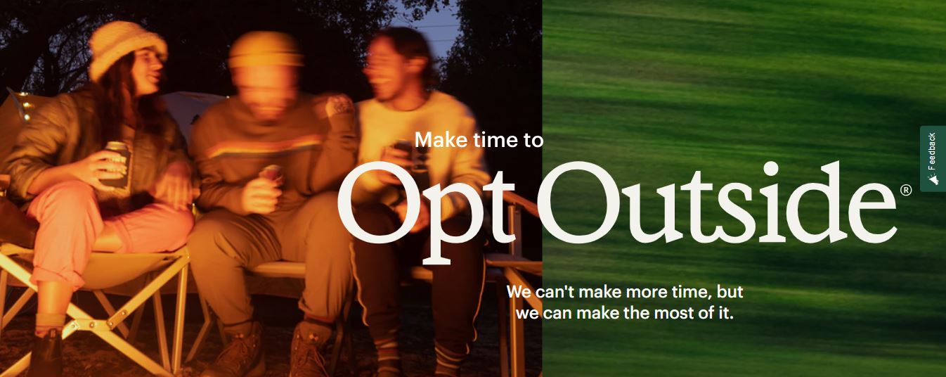 OptOutside Campaign for Black Friday